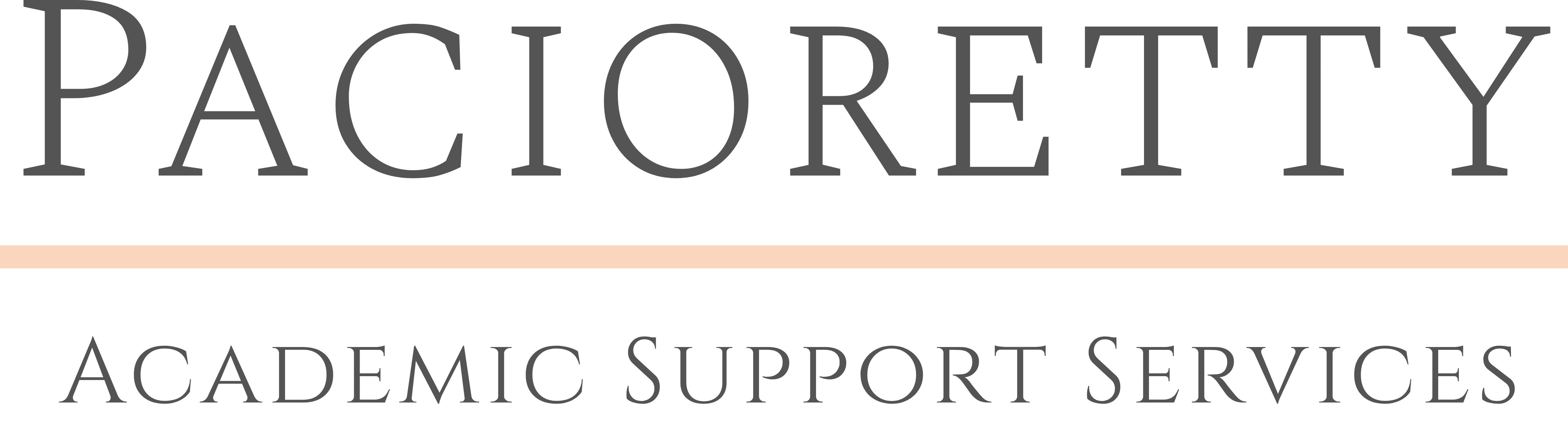 Pacioretty Academic Support Services Logo